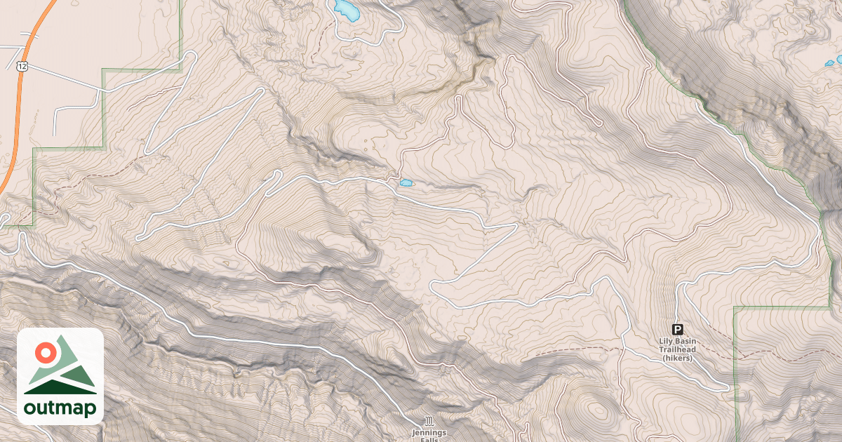 Map of HAGER CREEK