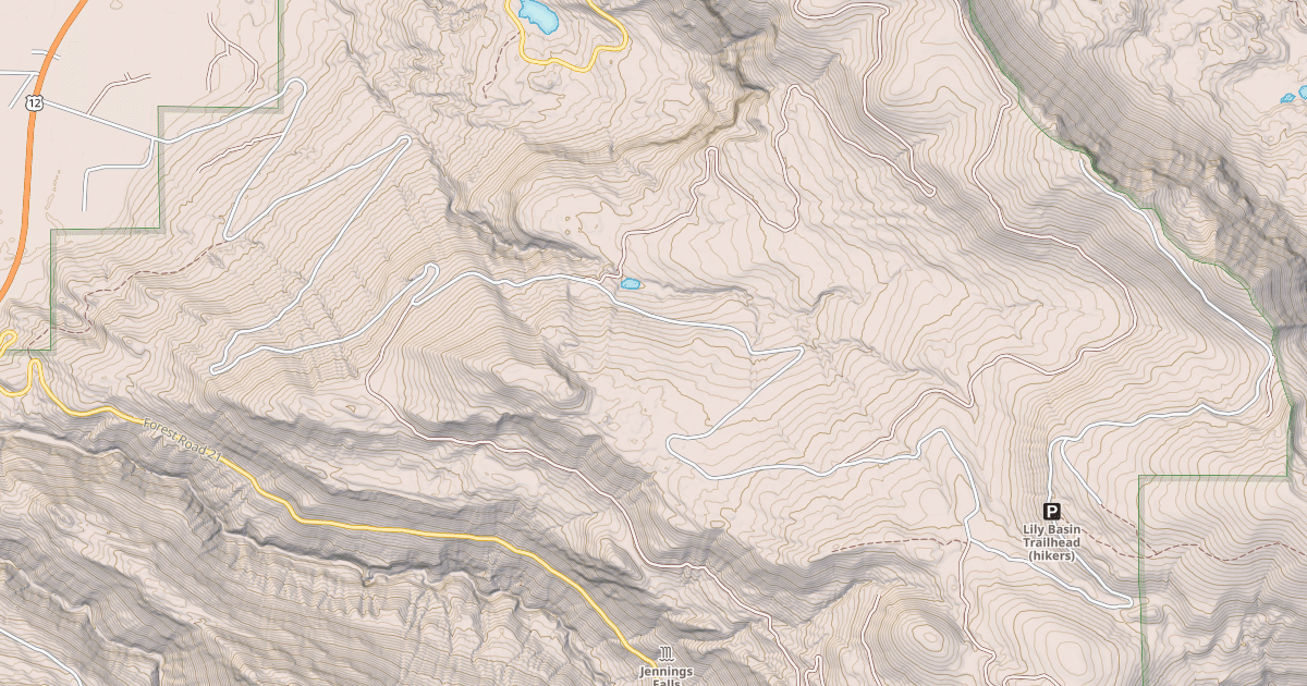 Map preview of HAGER CREEK