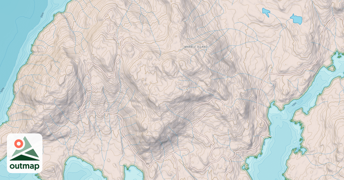 Map of Marble Island North  1480000