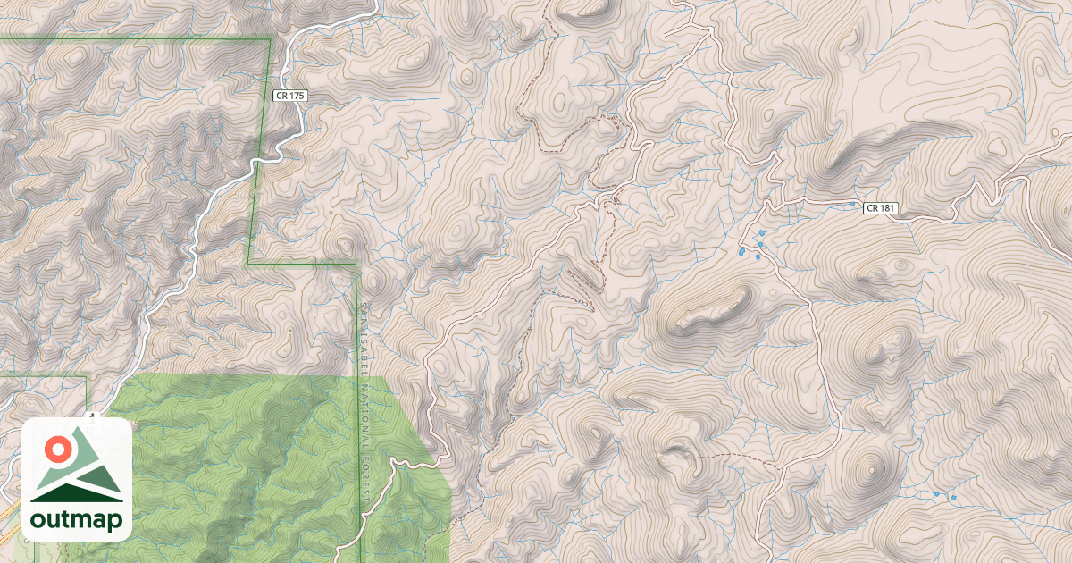 Map of DEAD HORSE GULCH 4WD