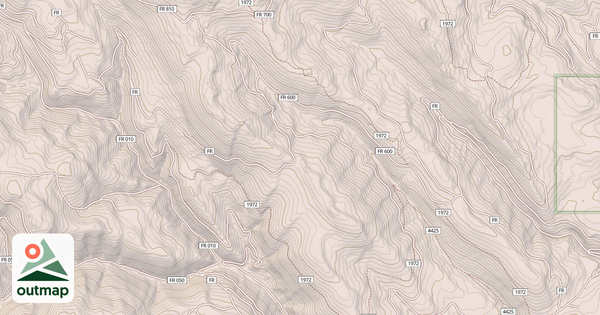 Map of USFS National Forest System Roads {6A46173E-57A9-4718-8643-885FBD721EF4}