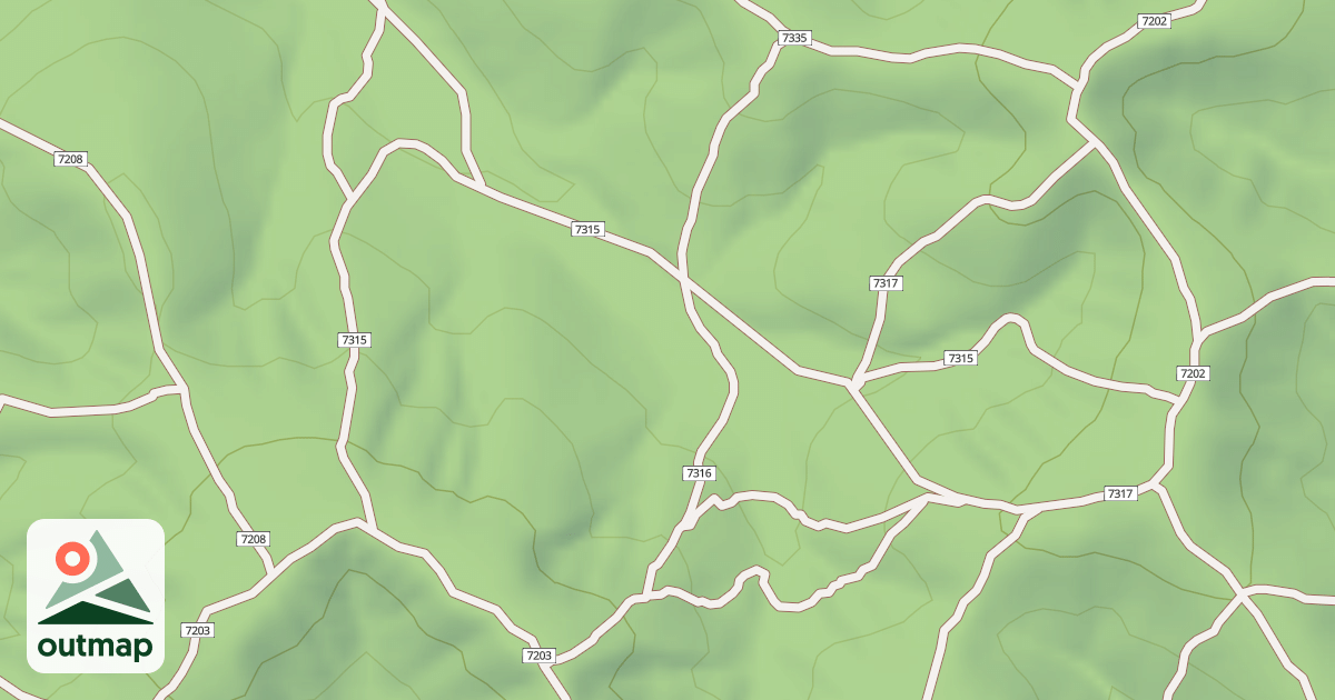 Map of USFS Motor Vehicle Use Map Trails 19698