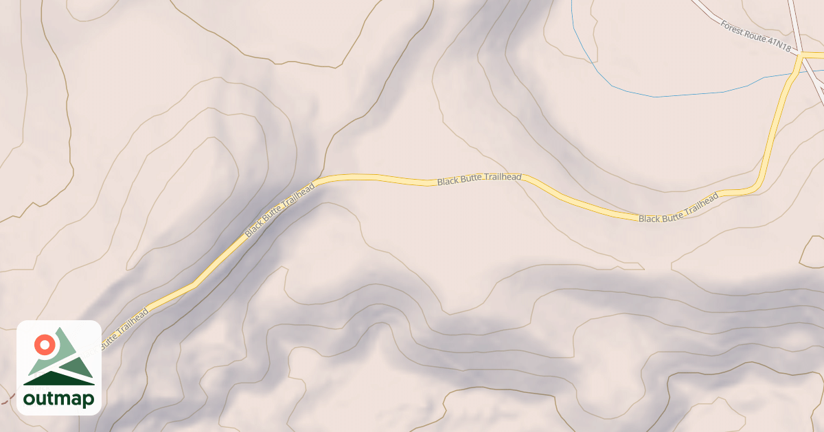 Map of BLACK BUTTE