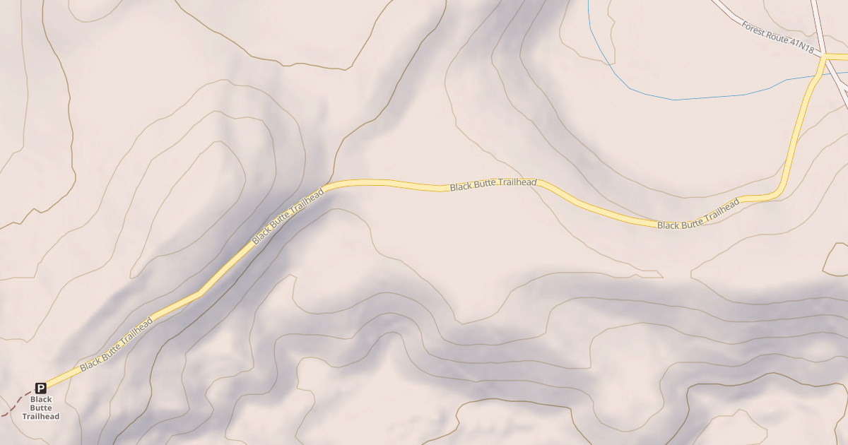 Map preview of BLACK BUTTE