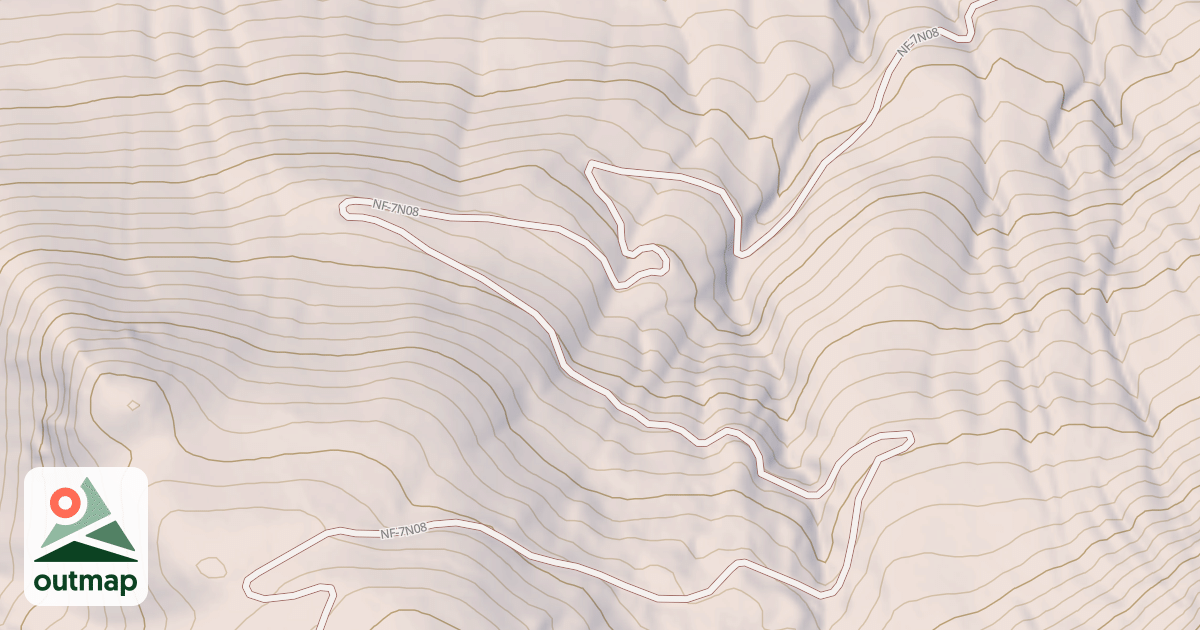Map of USFS National Forest System Roads {F3FC3C3F-66D2-47FD-B8C5-8329B008FA1B}