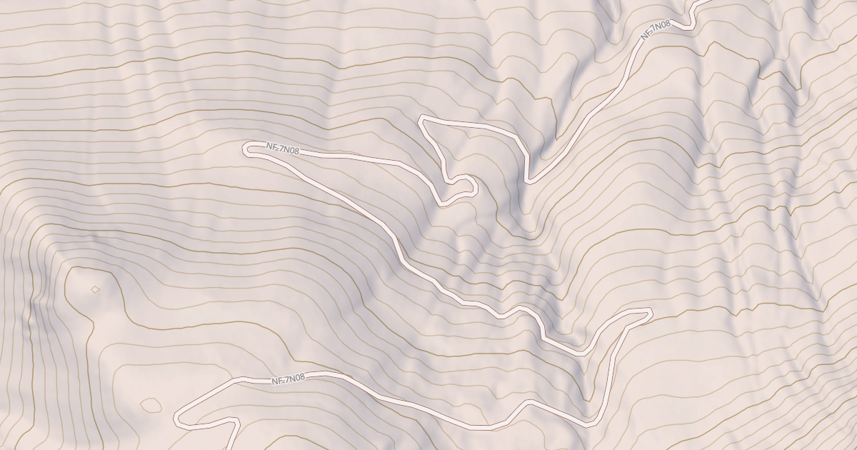 Map preview of USFS National Forest System Roads {F3FC3C3F-66D2-47FD-B8C5-8329B008FA1B}