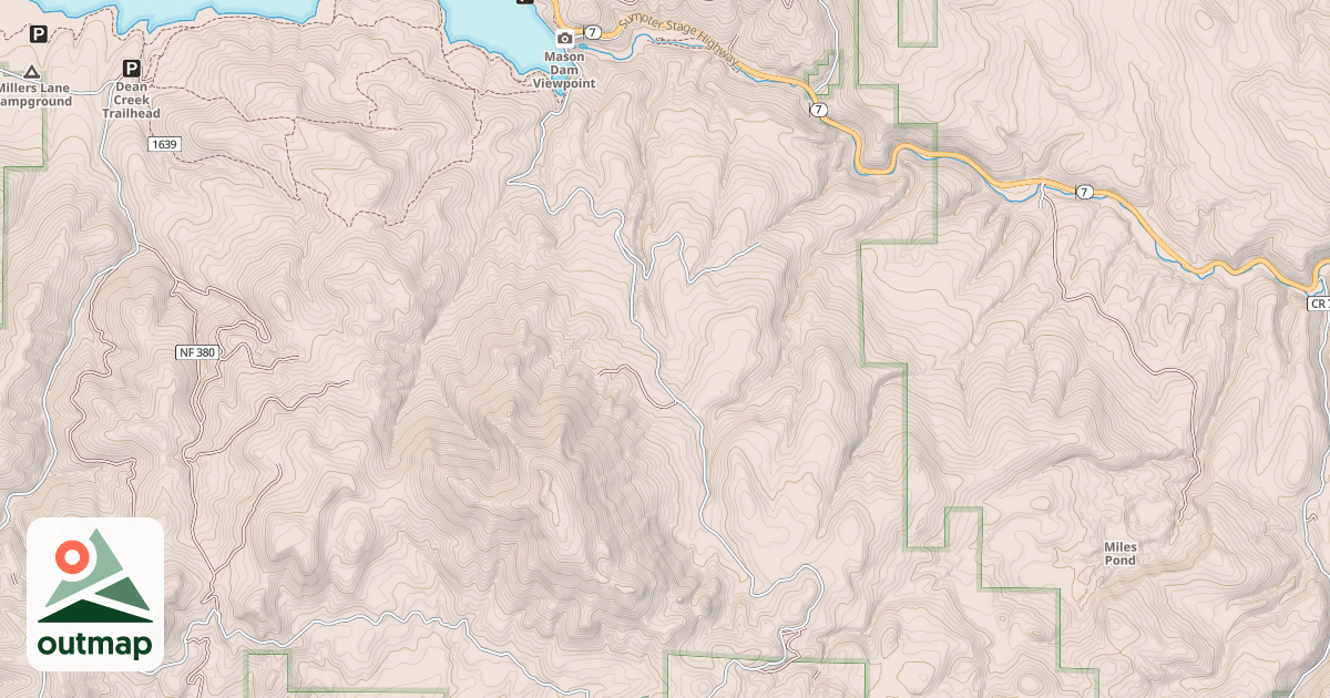 Map of BLACK MOUNTAIN ROAD