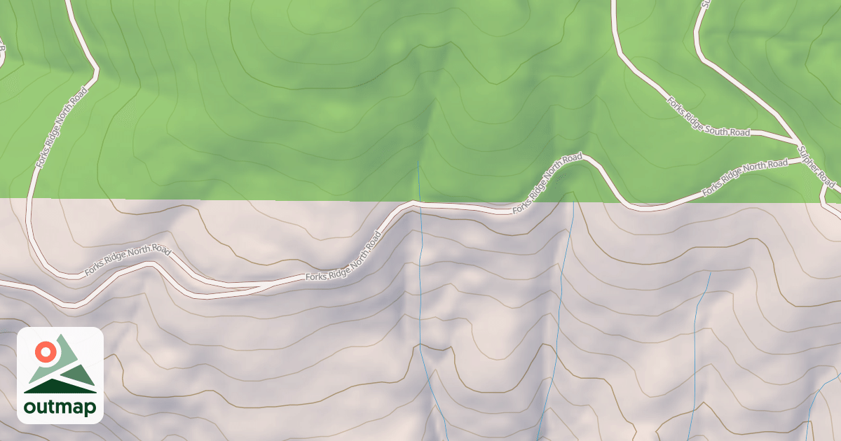 Map of FORKS RIDGE NORTH