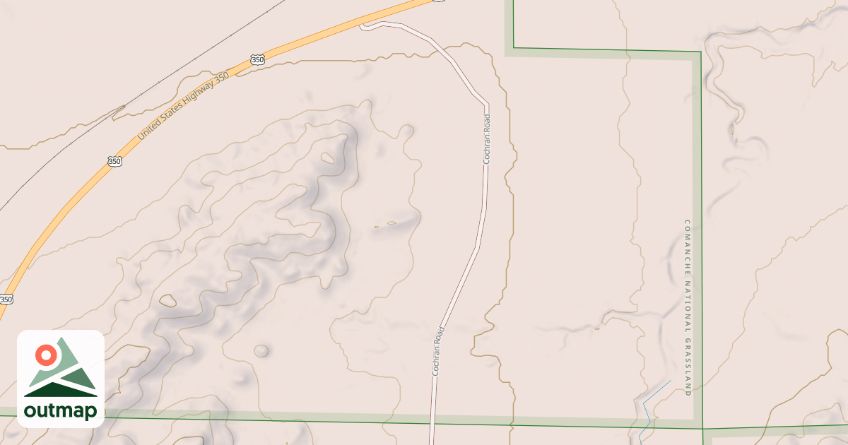 Map of COCHRAN