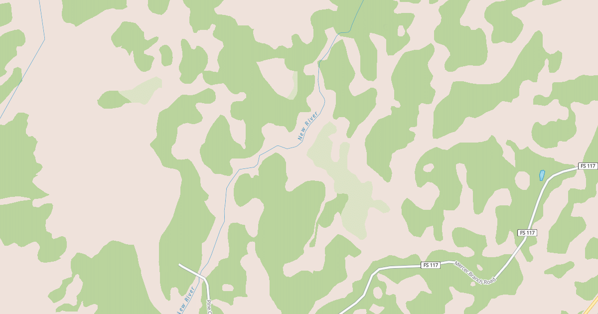 Map preview of USFS Motor Vehicle Use Map Roads {E335D73C-66B2-4F90-9715-A0A297414FF2}