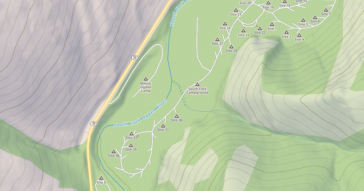 Map preview of SOUTH FORK CG