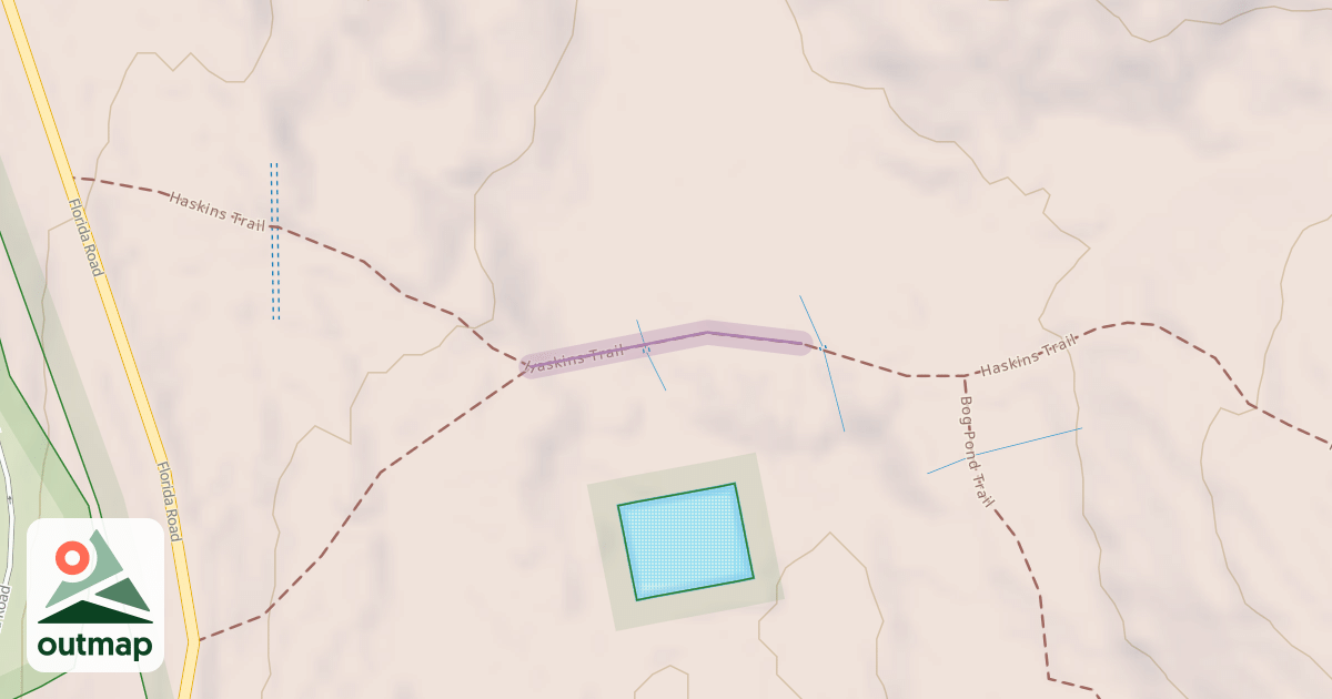 Map of Haskins Trail