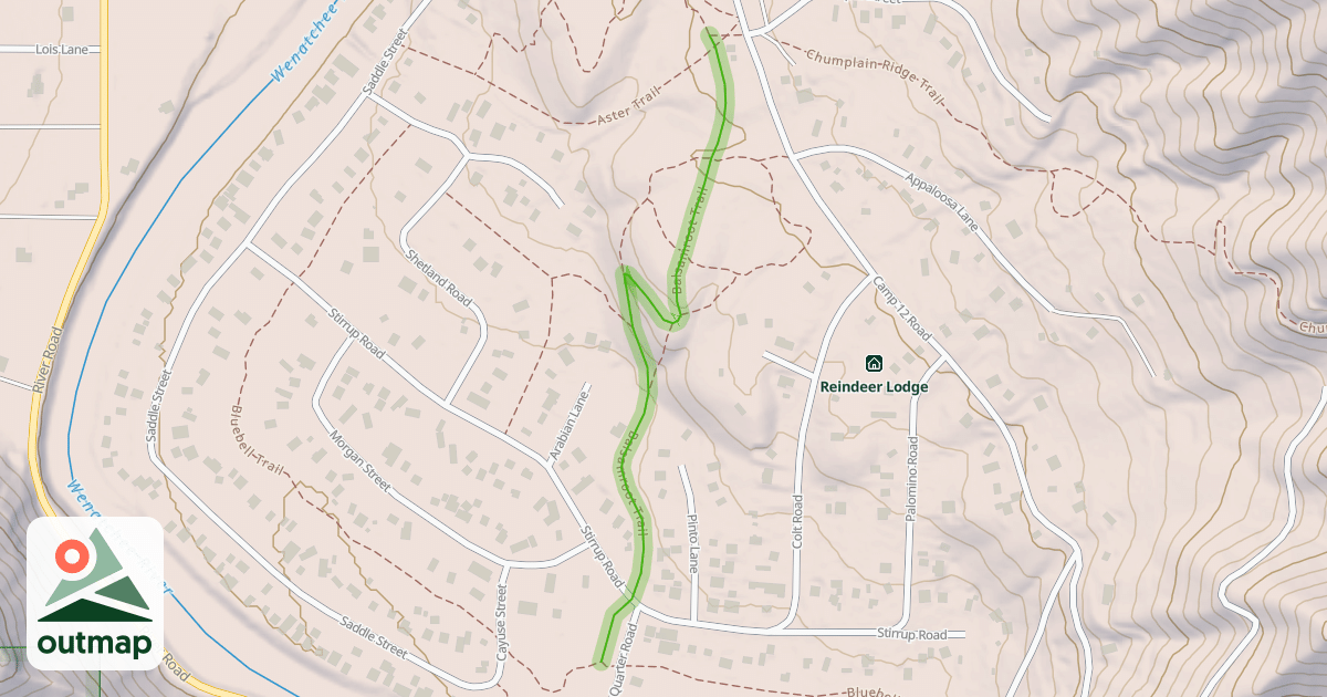 Map of Balsamroot Trail