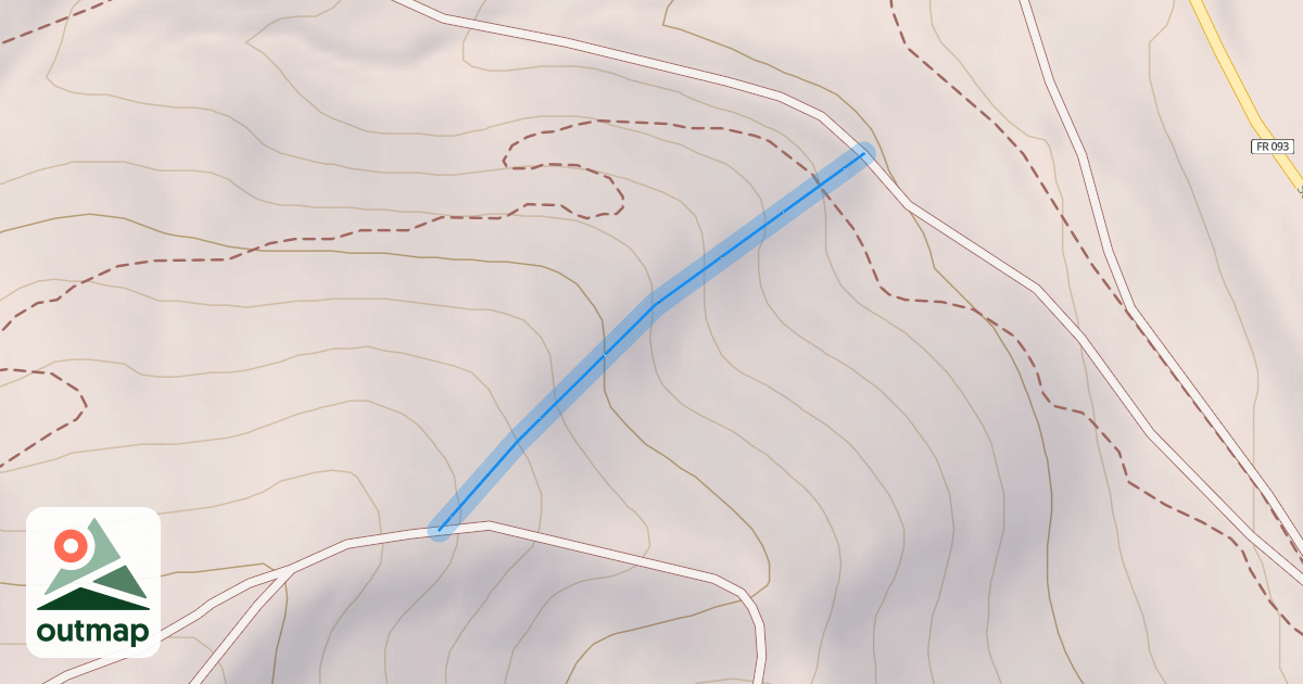 Map of Upper Palomino
