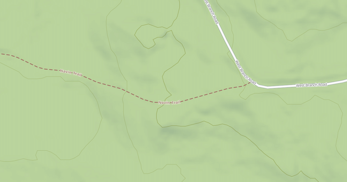 Map preview of Navin Trail