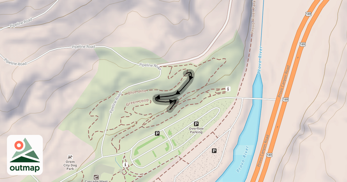 Map of Black Line