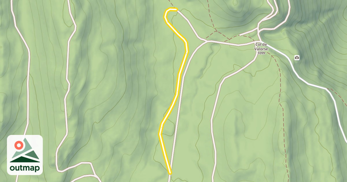Map of Piste Nordique Competition