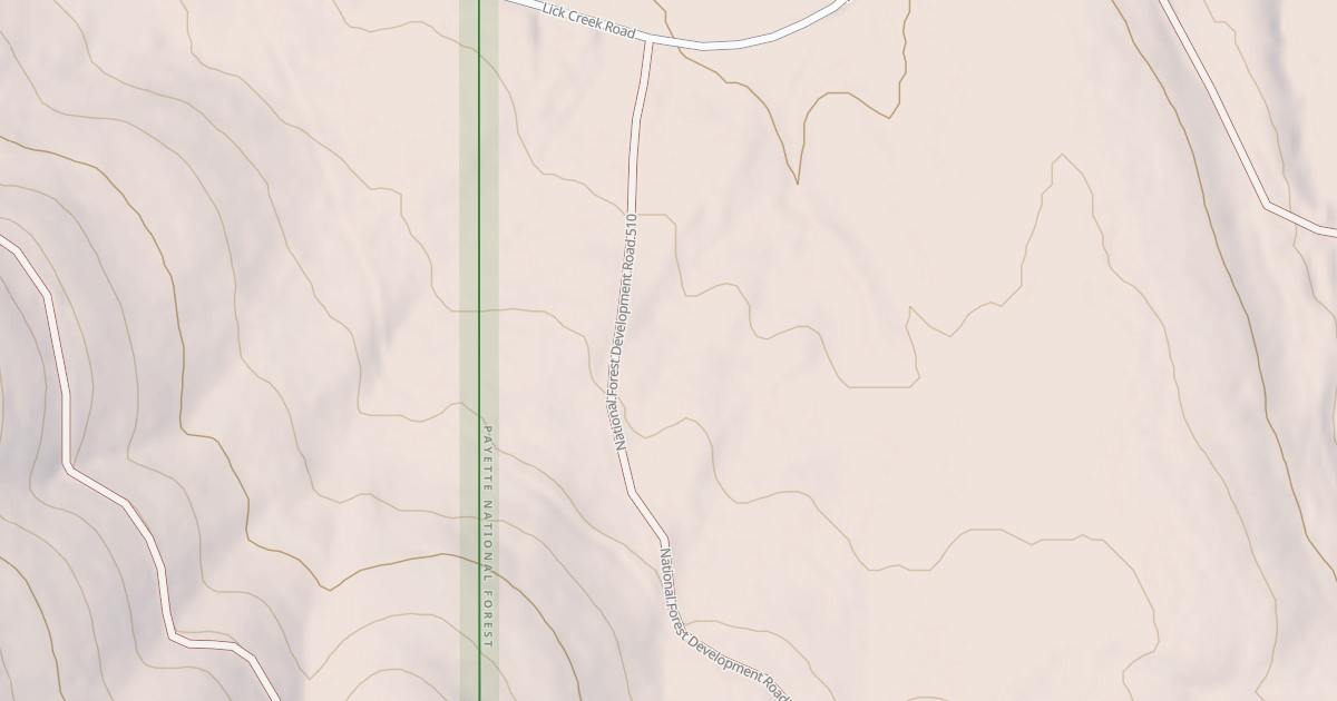 Map preview of DEER LICK