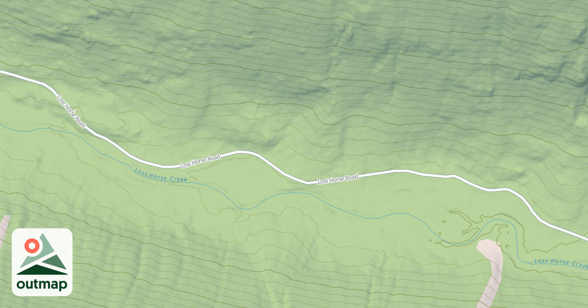 Map of (FDR) LOST HORSE