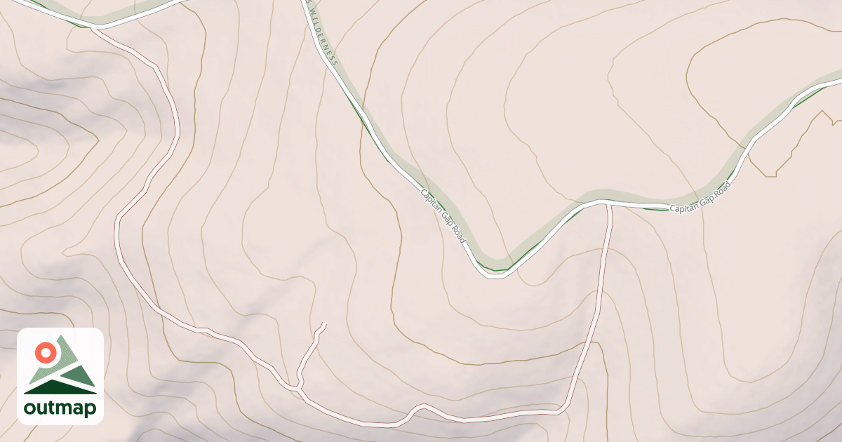Map of USFS National Forest System Roads {D4CC9C9F-5DFA-4A46-B411-52895F26D1F4}
