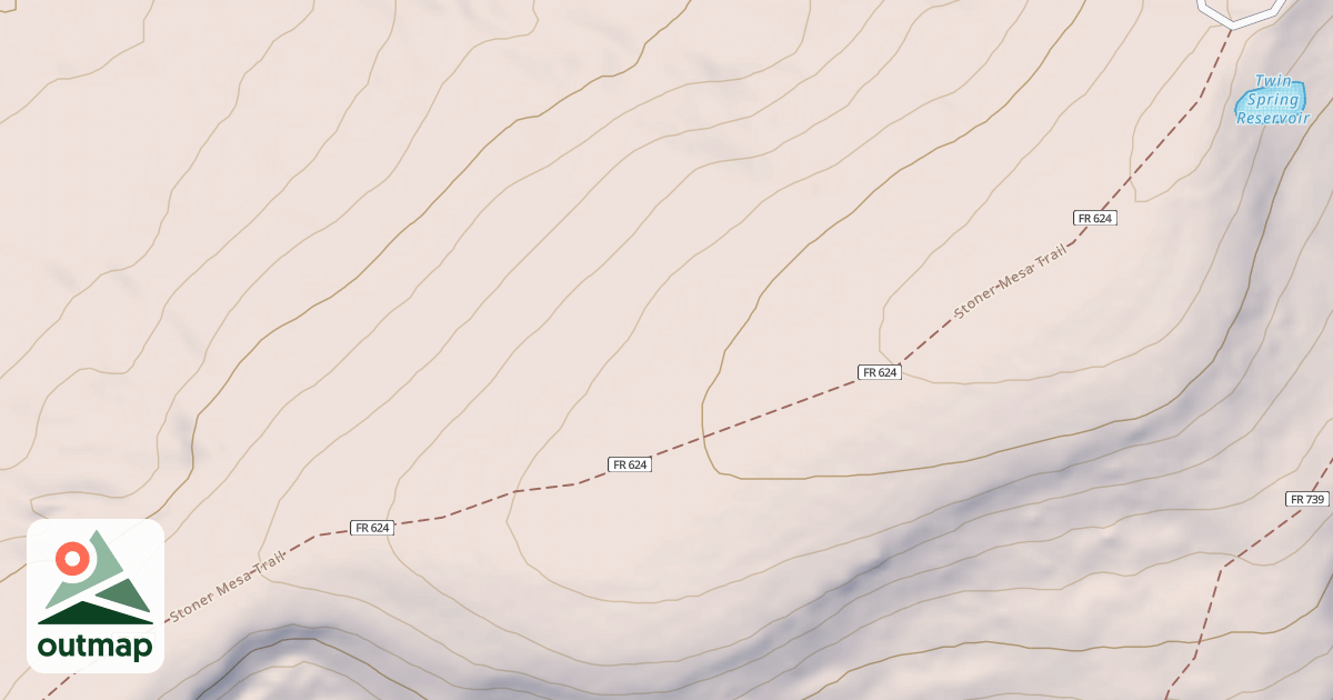 Map of Stoner Mesa