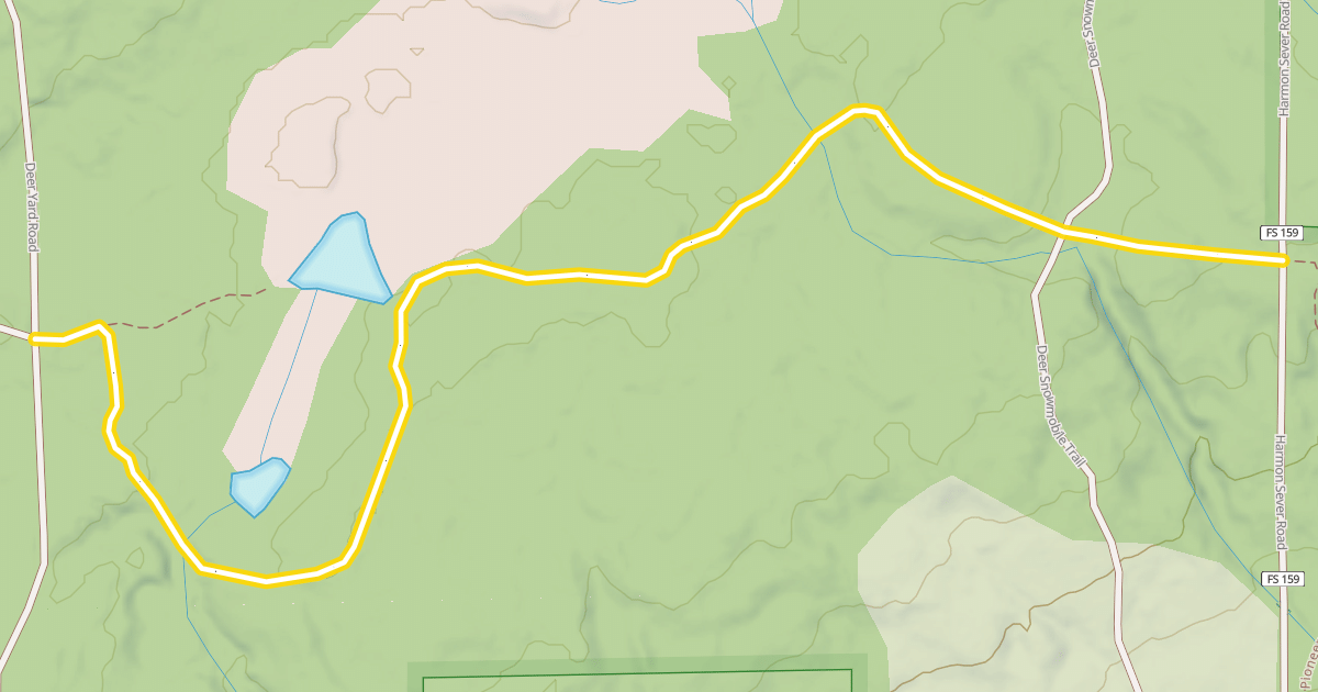 Map preview of Deeryard Connector Trail