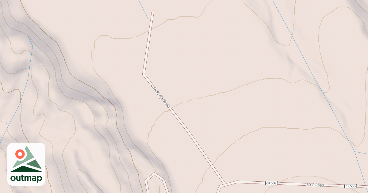 Map of COW RANGE