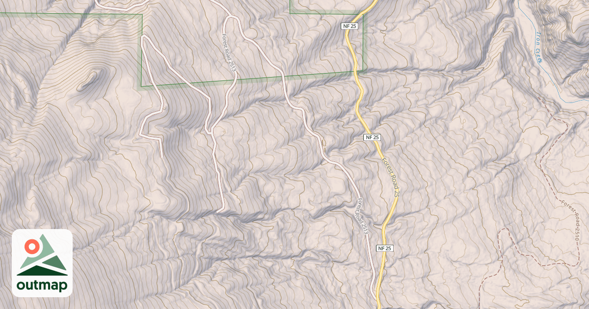 Map of BENHAM HOMESTEAD