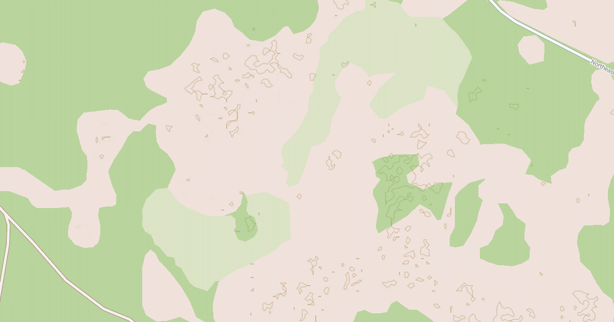 Map preview of USFS National Forest System Roads {D99FBA38-93A8-4032-94AE-8EEBE21DF998}