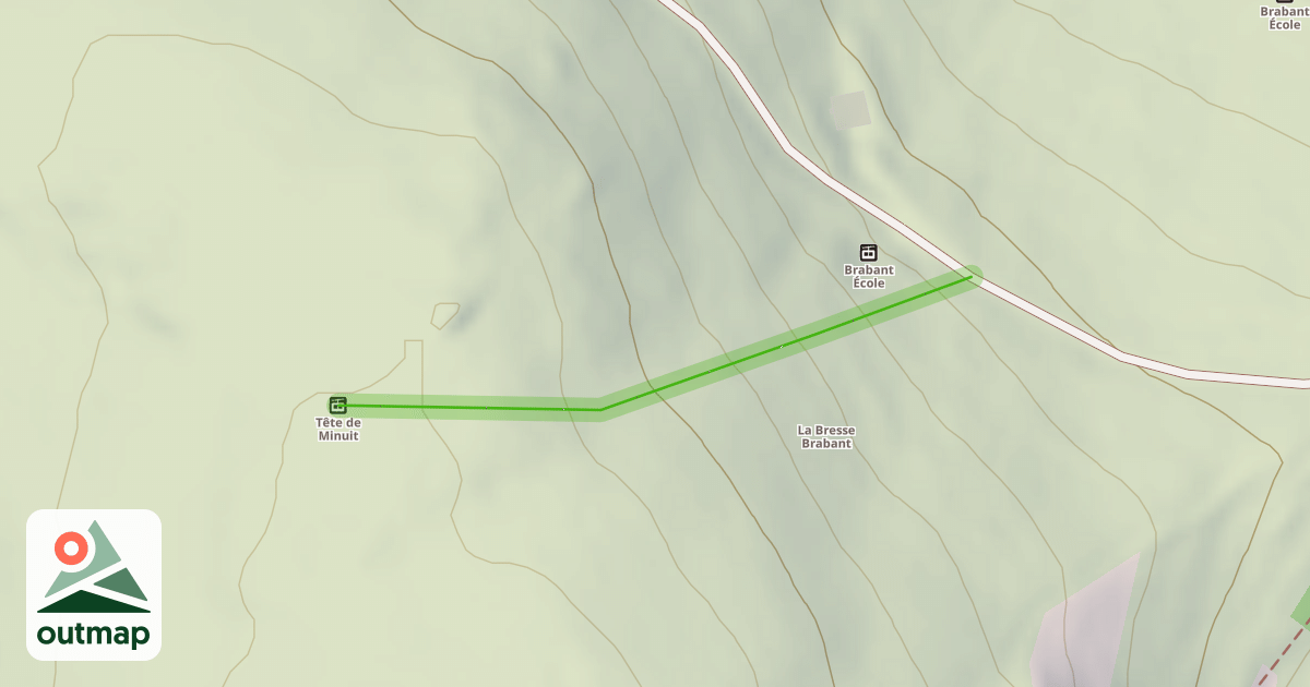 Map of La Traverse