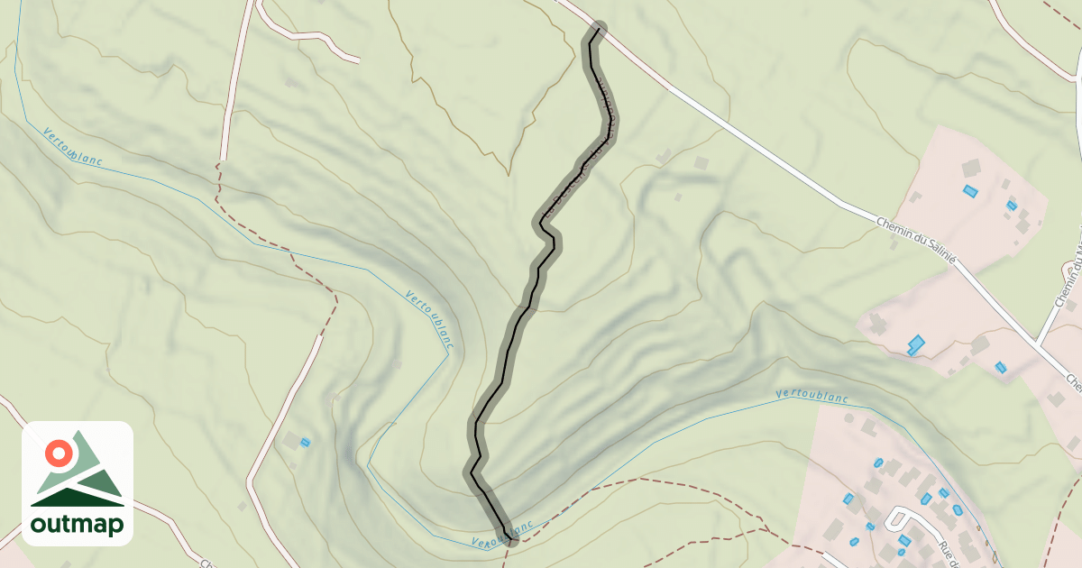 Map of La Descente du Vertoublanc