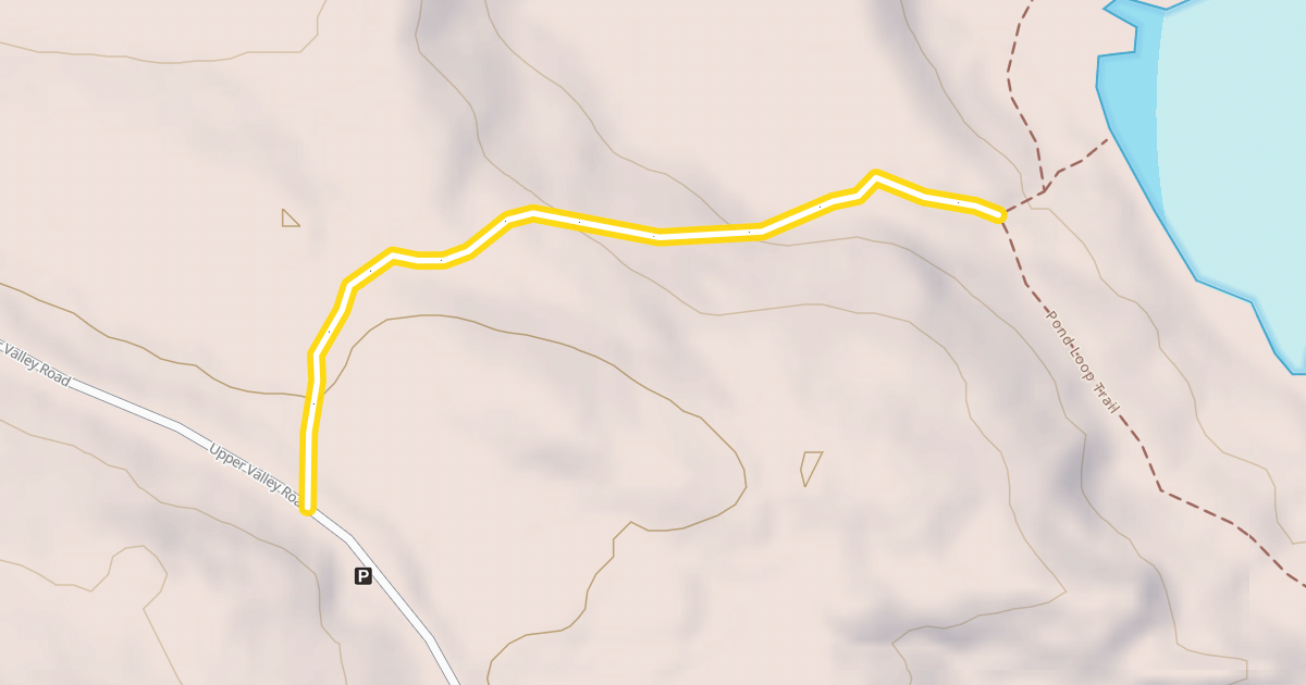 Map preview of Pond Loop Trail