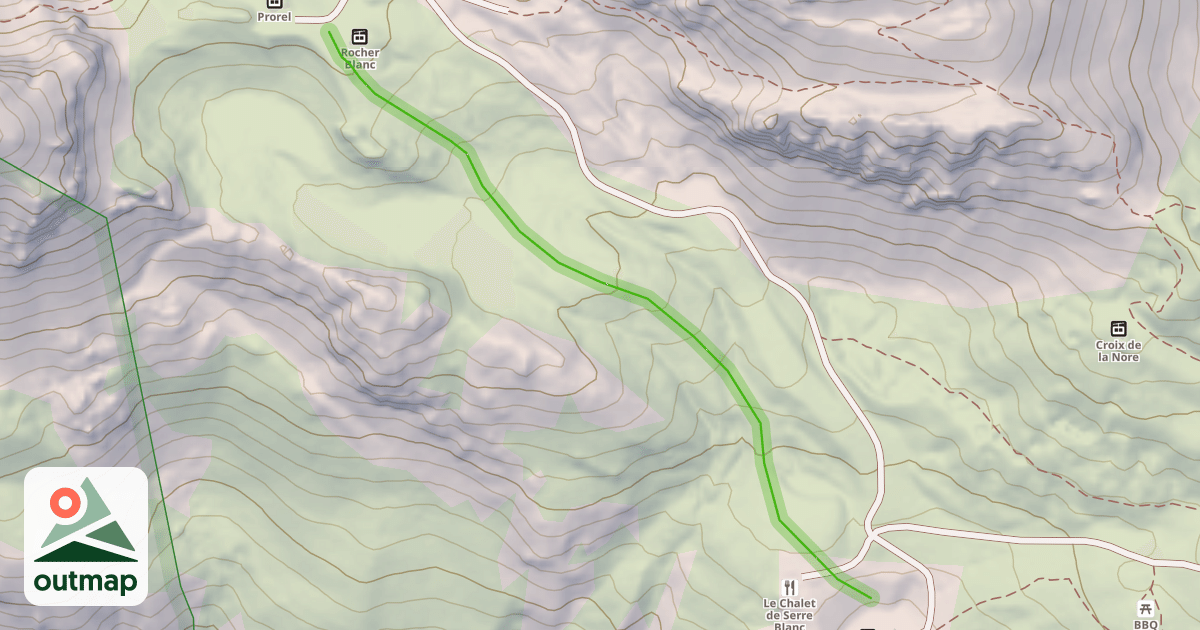 Map of Chauvet