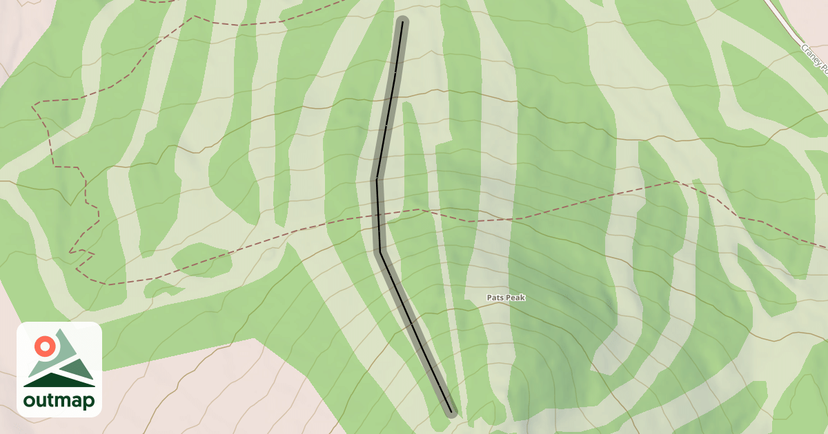 Map of F.I.S. Race Trail