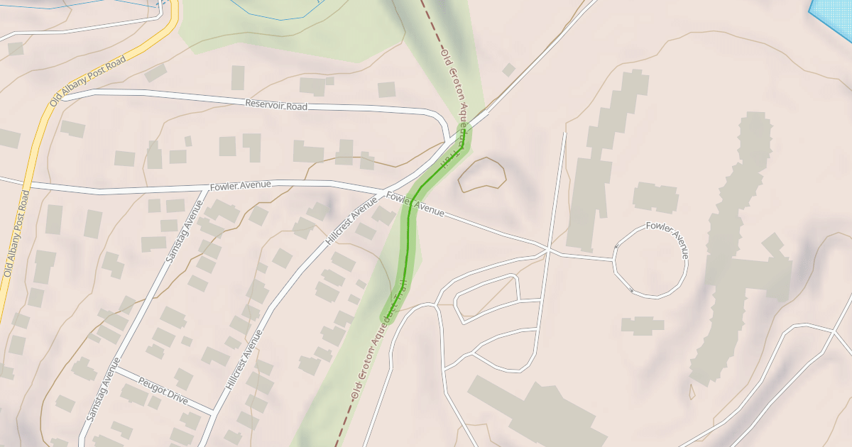 Map preview of Old Croton Aqueduct Trail