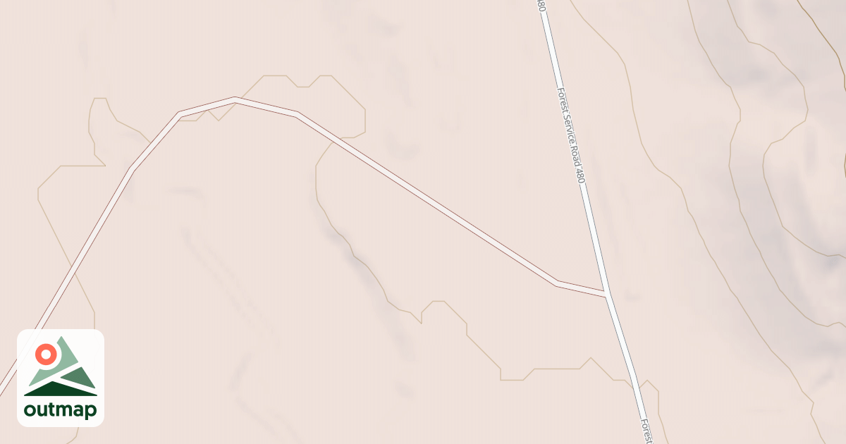 Map of USFS Motor Vehicle Use Map Roads {F5122FD3-623B-484A-BCEB-9500AF87DA89}