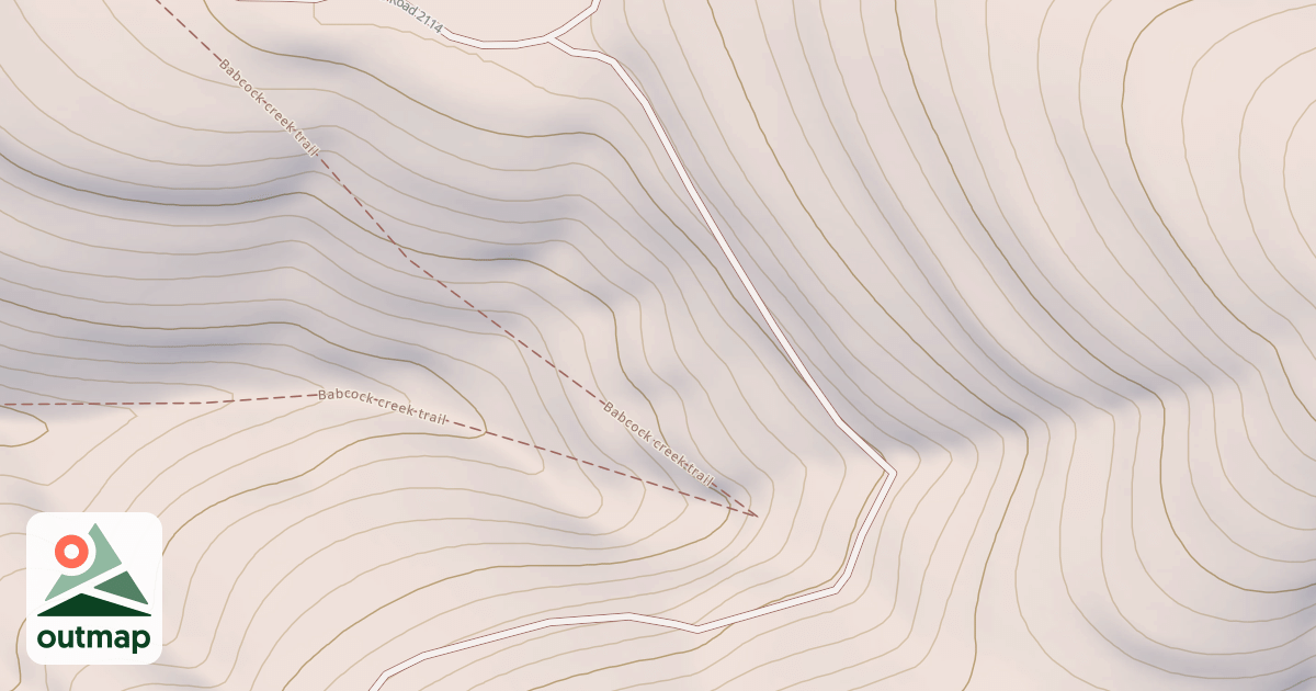 Map of BABCOCK SPUR