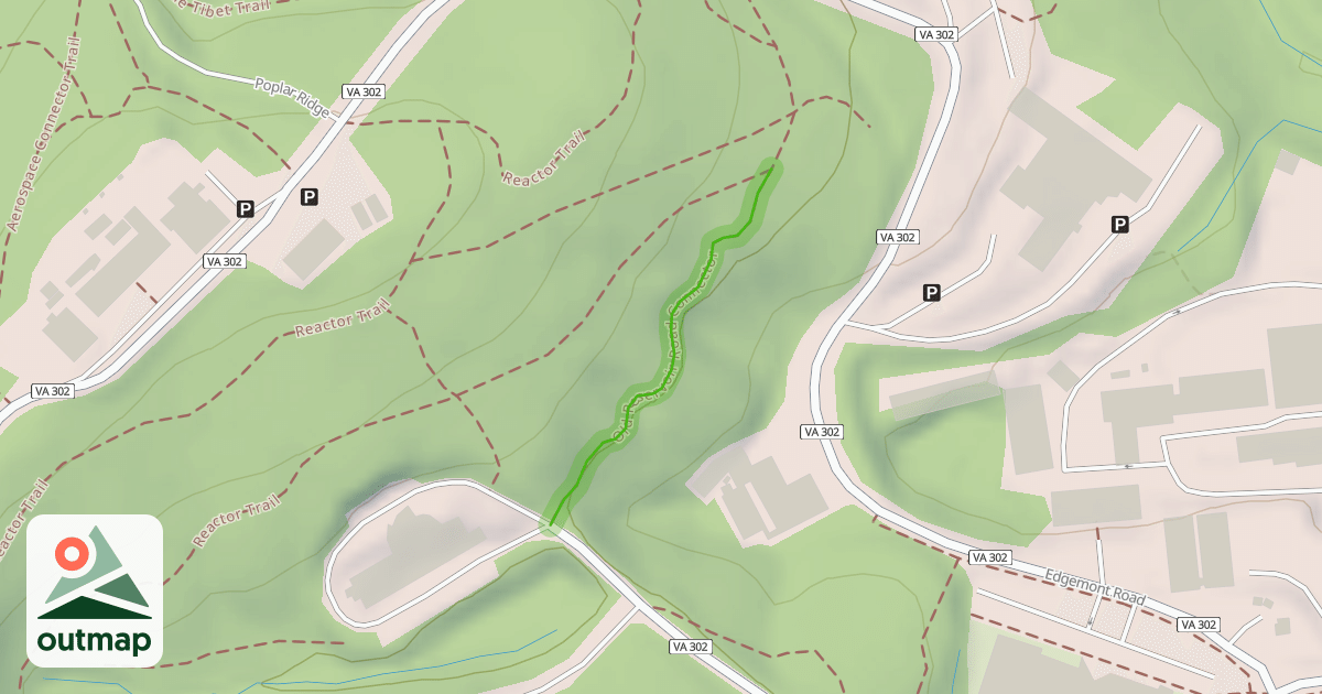 Map of Old Reservoir Road Connector