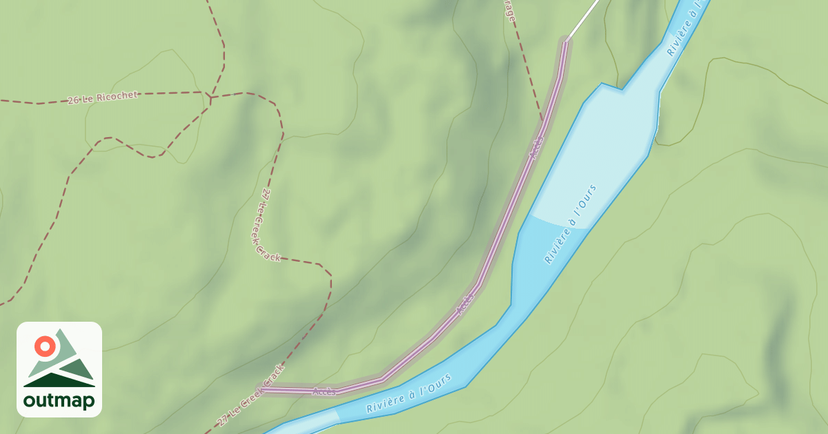 Map of Accès