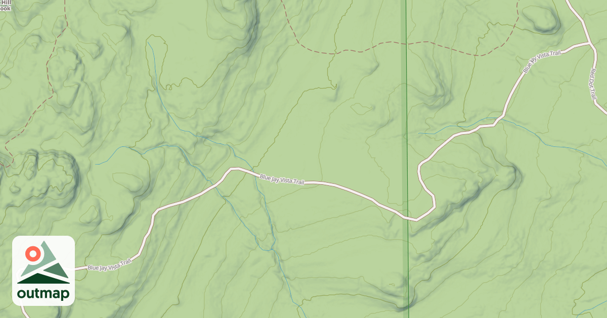 Map of Red Dot Trail