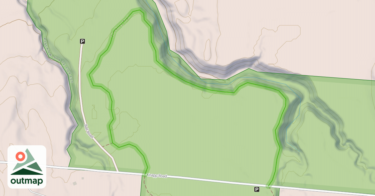 Map of Pinckney Trail
