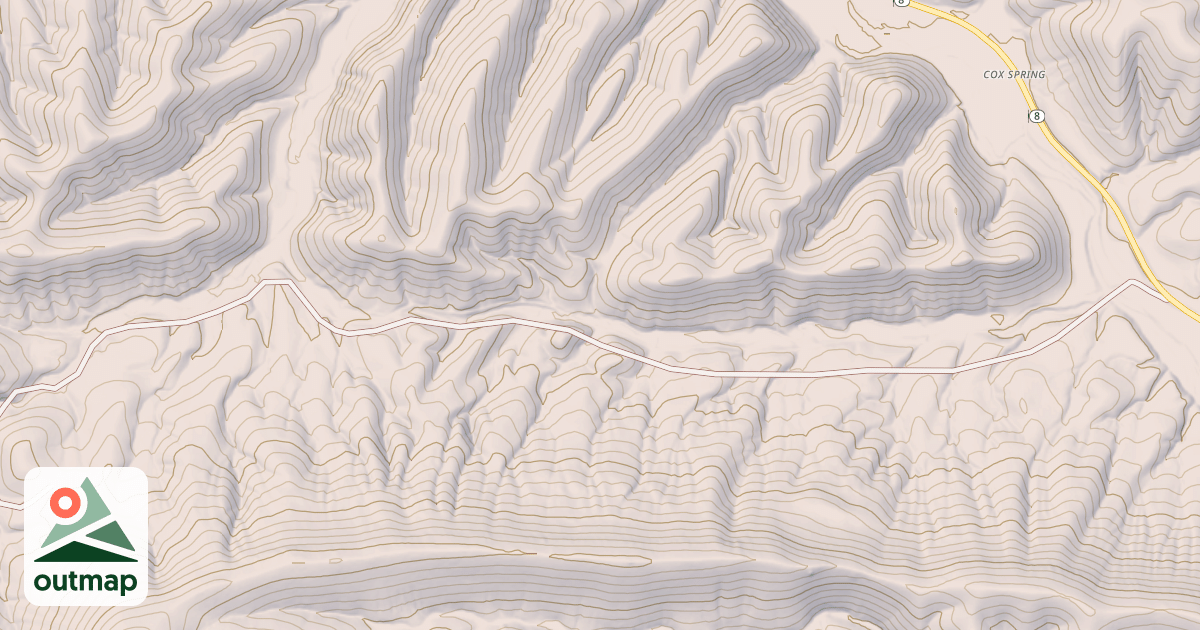 Map of BEAR DEN