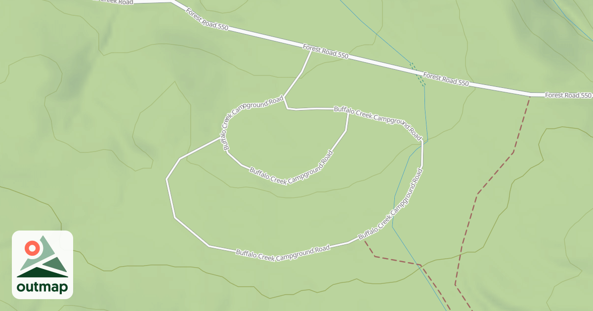 Map of BUFFALO CREEK CG