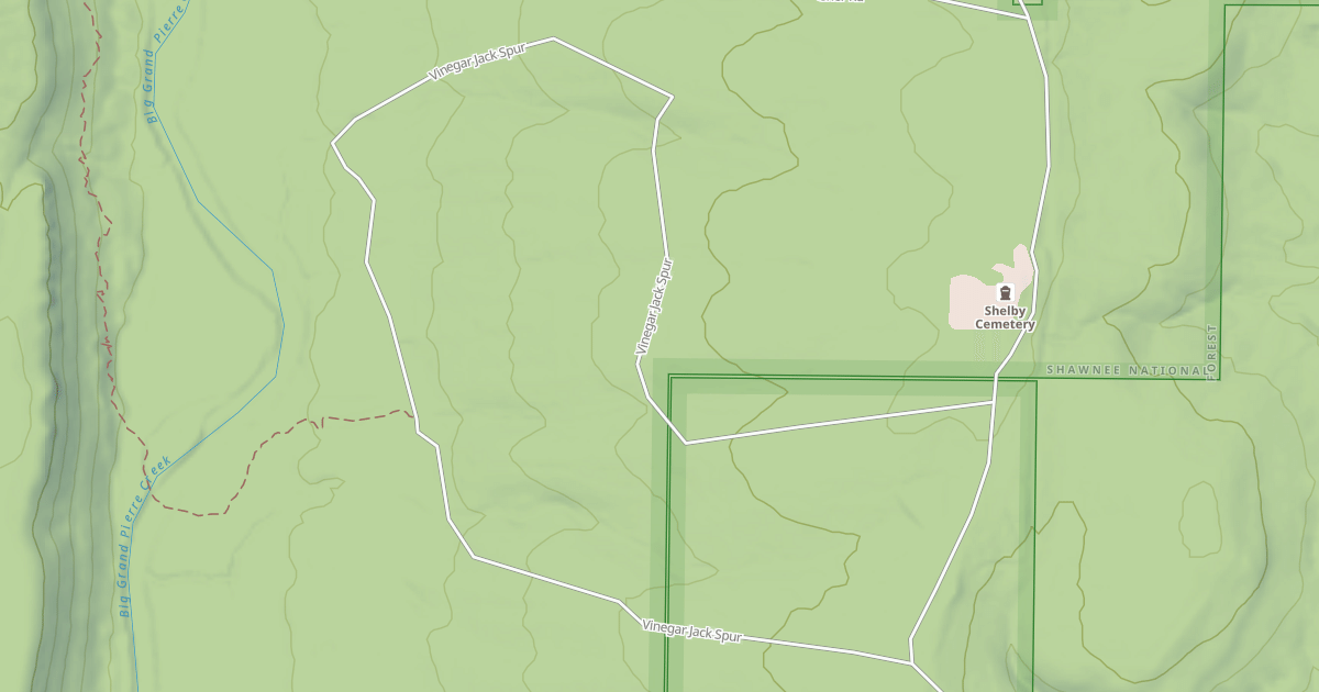 Map preview of VINEGAR JACK SPUR