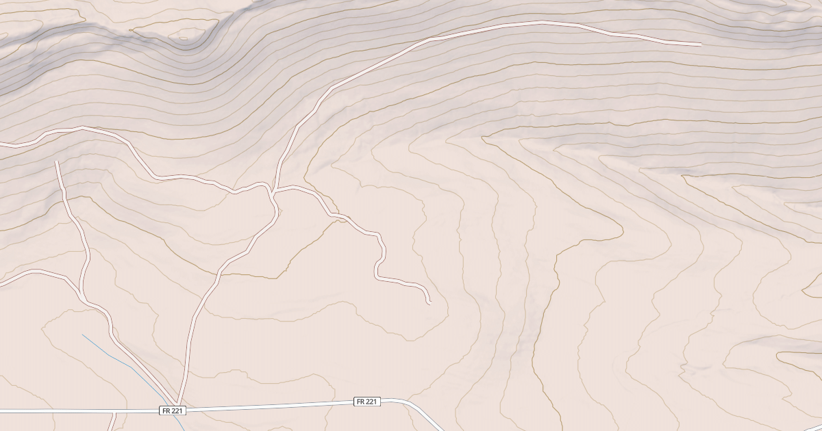 Map preview of NORTH HICKERSON RT FORK