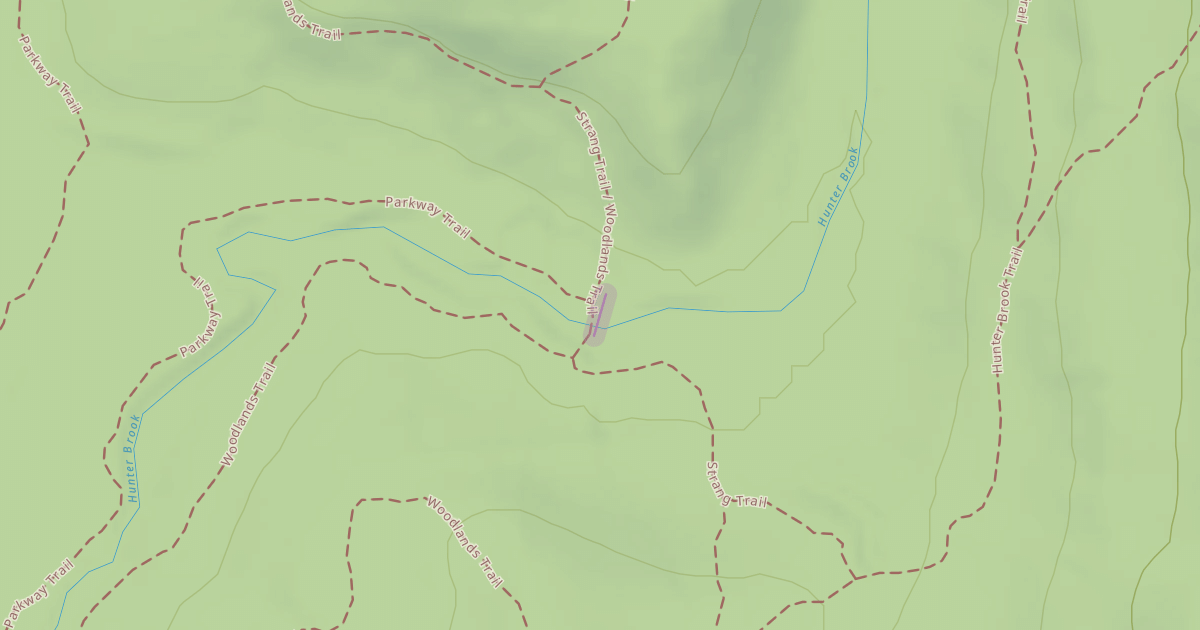 Map preview of W & Y Trail Bridge