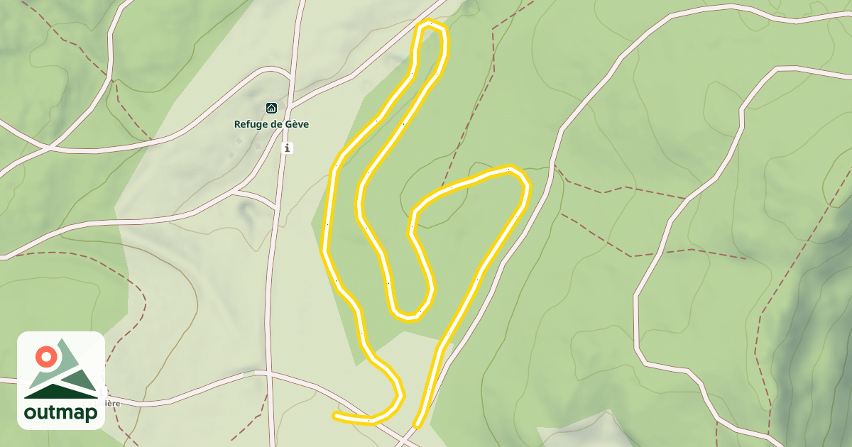 Map of Écureuil - Les S