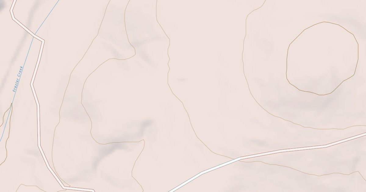Map preview of NORTH FRAZIER CREEK