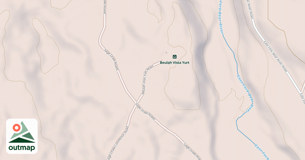Map of BEULAH VISTA YURT