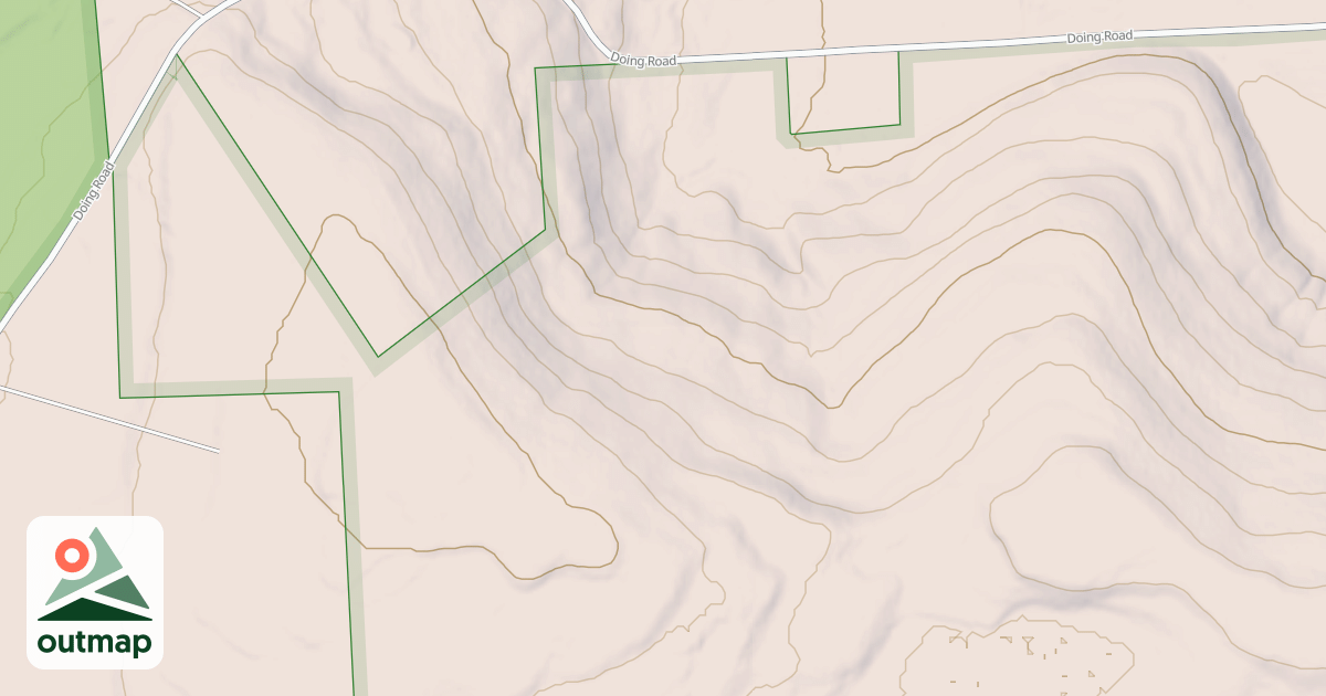 Map of Secondary Trail S-70